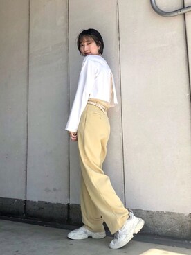 「kbf_ootd」｜聖美さん（レディース・160cm）の春コーディネート