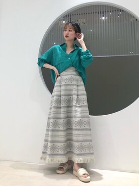 聖美さん(レディース・160cm)の夏コーディネート