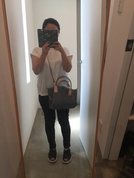 「NIKE(ナイキ)のアイテム(サンダル)」を使った、チー&リンさん(レディース・145cm)の夏コーディネート