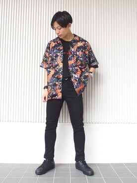 「KOMONO.（コモノ）のアイテム」を使った、kento fujiwara さん（メンズ・166cm）の夏コーディネート