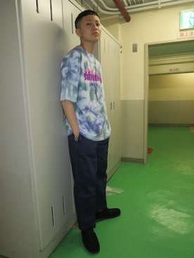 「shei shei co LTD（シェイシェイシーオーエルティディ）のアイテム」を使った、kento fujiwara さん（メンズ・166cm）の春コーディネート