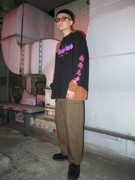 「shei shei co LTD（シェイシェイシーオーエルティディ）のアイテム」を使った、kento fujiwara さん（メンズ・166cm）の春コーディネート