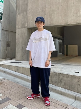 「アイテム（スウェットパンツ）」を使った、kento fujiwara さん（メンズ・166cm・20代）の春コーディネート