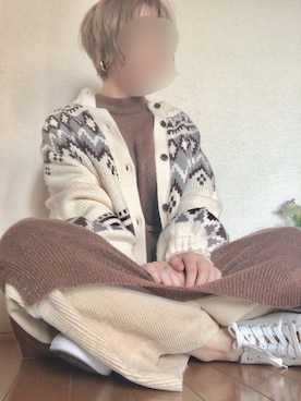 「アイテム（ピアス（両耳用））」を使った、あっこさん（レディース・153cm・20代）の秋コーディネート