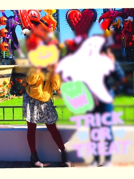 「wearhalloween2017」｜「アイテム（ブルゾン）」を使った、8383さん（レディース・153cm）の秋コーディネート