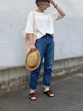 「BENCH（BENSAN）（ベンチ）のアイテム」を使った、ともさん（レディース・153cm）の夏コーディネート