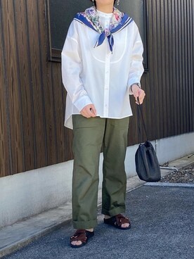 「BENCH（BENSAN）（ベンチ）のアイテム」を使った、ともさん（レディース・153cm）の夏コーディネート
