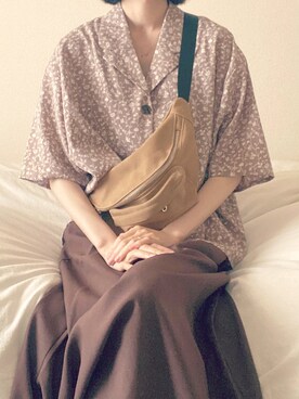 Gu ジーユー のワンピース ブラウン系 を使った人気ファッションコーディネート Wear