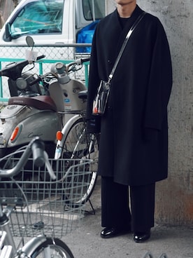 「G.V.G.V.（ジーヴィージーヴィー）のアイテム」を使った、江口さん（メンズ・171cm）の冬コーディネート