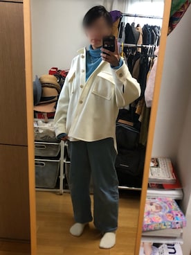 「emmi（エミ）のアイテム（その他アウター）」を使った、Yumi Kobayashiさん（レディース・157cm）の秋コーディネート