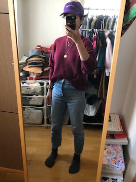 Yumi Kobayashiさん（レディース・157cm）の秋コーディネート