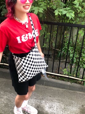 「I&ME（アイアンドミー）のアイテム」を使った、tonechiさん（レディース・154cm）の秋コーディネート