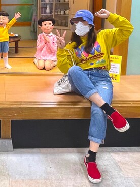「可不可」｜harooooomさん（レディース・166cm）の春コーディネート