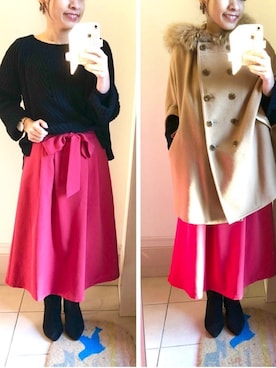 「ビジネスカジュアル」｜「アイテム（ブーティ）」を使った、⭐️KAoRI⭐️さん（レディース・160cm）の冬コーディネート