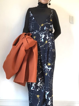 「GRL（グレイル）のアイテム（つなぎ/オールインワン）」を使った、⭐️KAoRI⭐️さん（レディース・160cm）の冬コーディネート