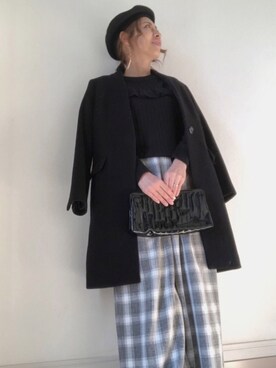 「クラッチ」｜⭐️KAoRI⭐️さん（レディース・160cm）の冬コーディネート