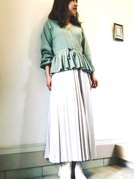 「アイテム（ワンピース/ドレス）」を使った、⭐️KAoRI⭐️さん（レディース・160cm・40代）の春コーディネート