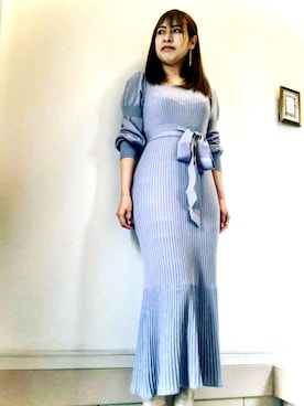 「アイテム（ワンピース/ドレス）」を使った、⭐️KAoRI⭐️さん（レディース・160cm・40代）の春コーディネート