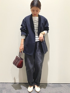 「unify（ユニファイ）のアイテム」を使った、emariさん（レディース・152cm）の春コーディネート