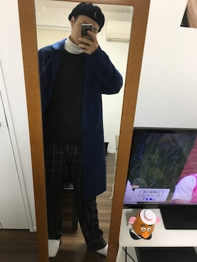 「アイテム（ピアス（両耳用））」を使った、AraNさん（メンズ・178cm・20代）の冬コーディネート