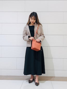 「152cm」｜「アイテム（その他アウター）」を使った、yuriさん（レディース・152cm）の秋コーディネート