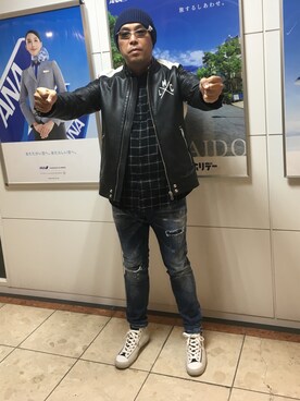 やすさん(メンズ・173cm)の秋コーディネート