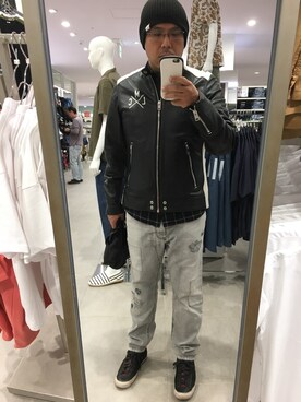 やすさん(メンズ・173cm)の春コーディネート