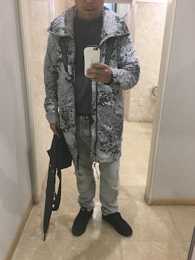 「DIESEL（ディーゼル）のアイテム（ブルゾン）」を使った、やすさん（メンズ・173cm）の春コーディネート