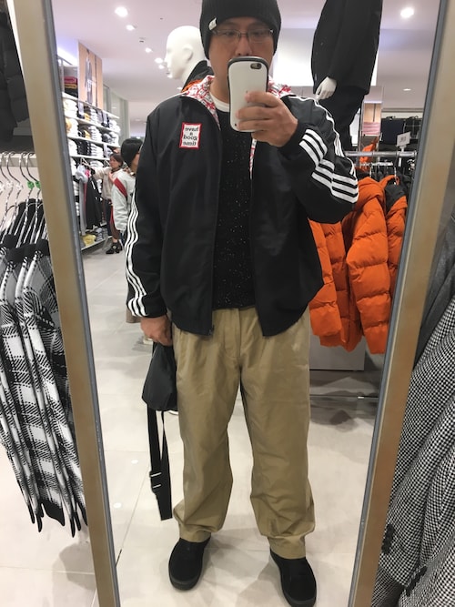 adidas x have a good time reversible track top