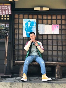 カラーブルーHUMAN MADE Yokosuka jacket