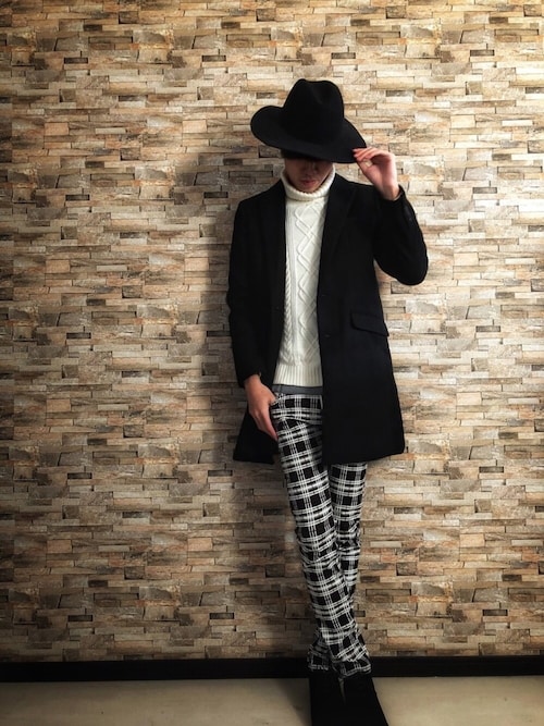 Noppo 帽子男子 Nano Universeの福袋 福箱を使ったコーディネート Wear