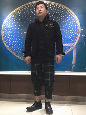 「コムデギャルソンオムプリュス」｜「アイテム（その他アウター）」を使った、Kouichicさん（メンズ・170cm）の春コーディネート