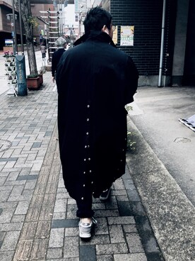 「Y's（ワイズ）のアイテム（トレンチコート）」を使った、Kouichicさん（メンズ・170cm）の秋コーディネート