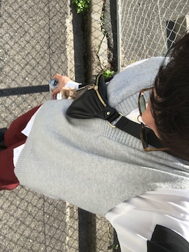 「MORGAN（モルガン）のアイテム（バッグ）」を使った、nndmskzzさん（メンズ・172cm）の秋コーディネート