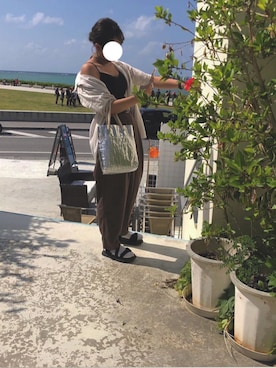 「沖縄旅行」｜サ🔰さん（レディース・153cm・20代）の春コーディネート