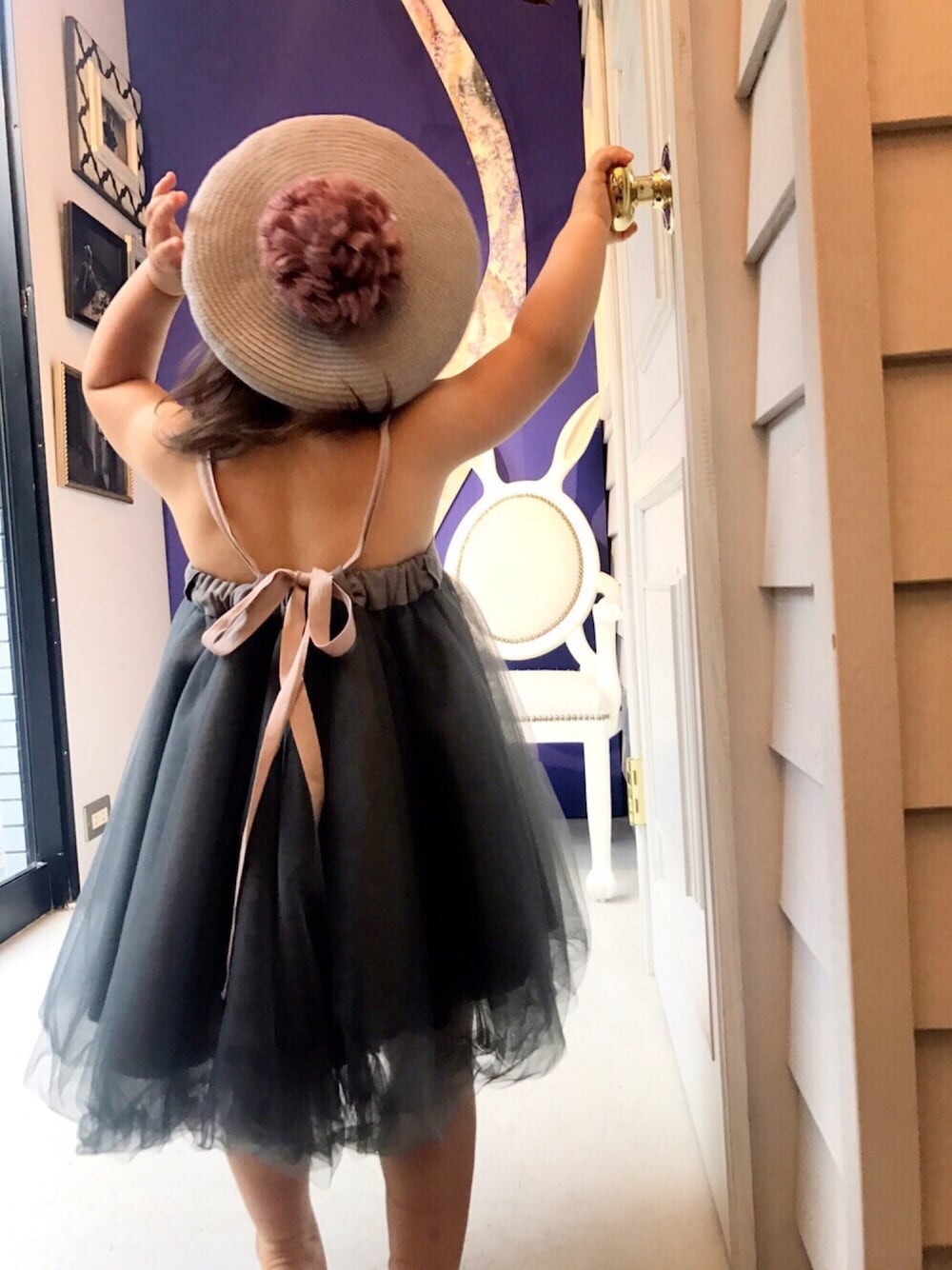 「おんなのこコーデ、MARLMARL、ベビーコーデ、パーティースタイル、結婚式、ドレス、キッズコーデ、キッズファッション」｜「MARLMARLのアイテム（ワンピース、グレー系）」を使った、🌴yunapi🏄‍♀️さん（キッズ・80cm）の夏コーディネートの1枚目の写真