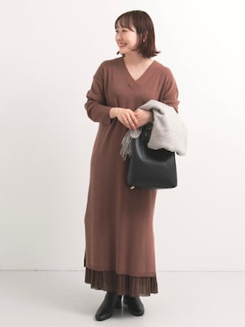 satoさん（レディース・156cm）の冬コーディネート