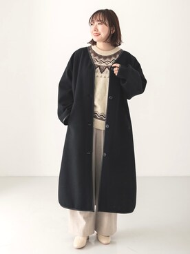 satoさん（レディース・156cm）の冬コーディネート