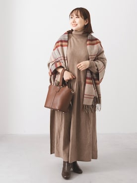 satoさん（レディース・156cm）の冬コーディネート