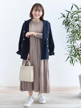 satoさん（レディース・156cm）の冬コーディネート