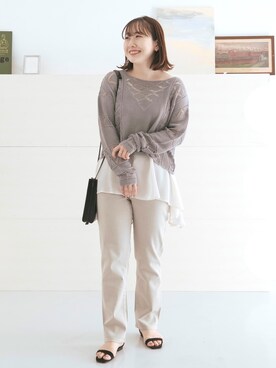 satoさん（レディース・156cm）の春コーディネート