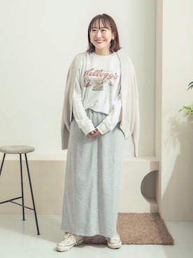 「URBAN RESEARCH Sonny Label（アーバンリサーチサニーレーベル）のアイテム（ルームウェア）」を使った、satoさん（レディース・156cm）の春コーディネート