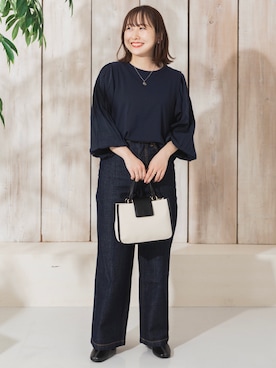 「URBAN RESEARCH Sonny Label（アーバンリサーチサニーレーベル）のアイテム（ネックレス）」を使った、satoさん（レディース・156cm）の春コーディネート
