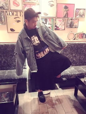 「LGBT」｜まさむねさん（メンズ・182cm）の春コーディネート