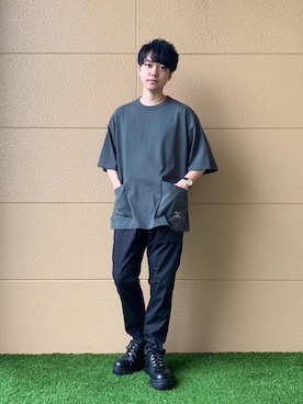 「USAコットン」｜coen 翔さん（メンズ・173cm）の夏コーディネート