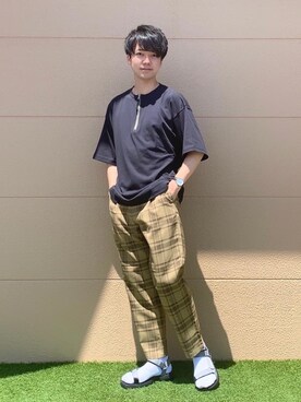 「涼しくて軽い「涼・軽パンツ」」｜coen 翔さん（メンズ・173cm）の夏コーディネート