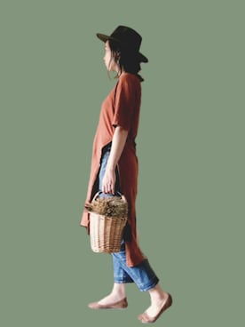 「秋色コーデ」｜「アイテム（スリッポン）」を使った、reikaminamiさん（レディース・174cm）の秋コーディネート