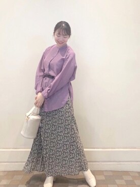 「ラブアンドピース2020」｜「アイテム（ブーツ）」を使った、ayuさん（レディース・160cm）の秋コーディネート