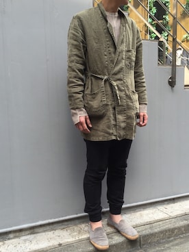 「B2nd」｜「アイテム（その他シューズ）」を使った、yamamotoさん（メンズ・170cm）の春コーディネート