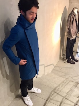 「B2nd」｜「アイテム（ナイロンジャケット）」を使った、yamamotoさん（メンズ・170cm）の冬コーディネート